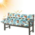 thumbnail image 1 of Porch Swing Cushions 71in , Waterproof Outdoor Replacement Glider Cushions, 2-3 Seater Patio Bench Cushions with Backrest for Garden,Backyard, 1 of 7