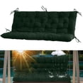 thumbnail image 1 of Porch Swing Cushions Outdoor, Waterproof 4" Thick 2–3 Seat Outdoor Swing Seat Cushion with Ties for Garden & Porch, 1 of 7