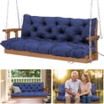 thumbnail image 1 of Porch Swing Cushions Thickened 5 inch 3 Seat Garden Swing Seat Cushions Replacement Waterproof Outdoor Bench Cushions 60 x 40 inch, 1 of 15