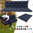 thumbnail image 1 of XXLYY Porch Swing Cushions, Waterproof Swing Replacement Cushions with Backrest and Ties, Garden Bench Seat Cushion, Outdoor Porch Patio Swing Non-Slip Chairs Pad, 1 of 8