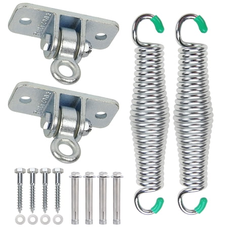Porch Swing Hanging Kit Heavy Duty Swing Hangers Springs for Ceiling Mount Porch, Set of 2