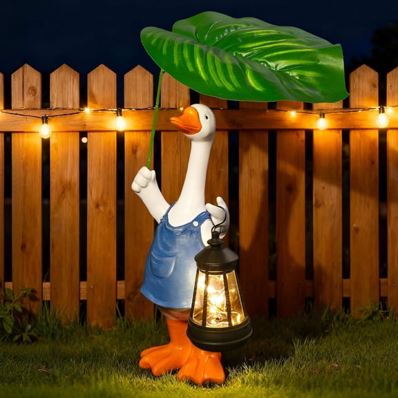 Porch goose, garden statue goose, front yard lawn, home courtyard art decoration