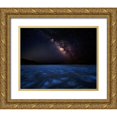 thumbnail image 1 of Poreider, Annie 32x26 Gold Ornate Wood Framed with Double Matting Museum Art Print Titled - The Darkness, 1 of 4