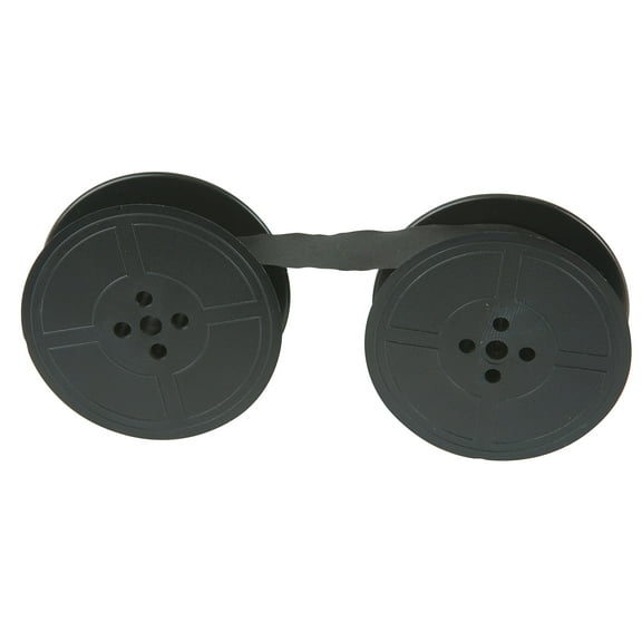 Porelon 11472 Universal Twin Spool Compatible Nylon Typewriter Ribbon, Replaces Parts for Adler, Brother, Olivetti, Smith Corona, 1 Pack,Black