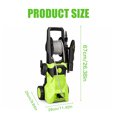thumbnail image 1 of Porfeet 4800PSI Electric Pressure Washer with 4 Nozzles and 33Ft Hose High Power Pressure Cleaner Overheat Protect for Car Fence Patio Cleaning,Green,US Plug, 1 of 13