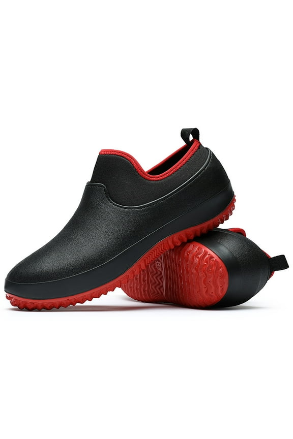 Casual Men Women Anti Skid Slip On Oil Proof Safety Chef Work Shoes Footwear,Blue 42