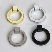 Hevirgo Modern Dresser Knobs Pull Ring Drawer Pulls Cabinet Door Knobs Rings HandleSatin Nickel