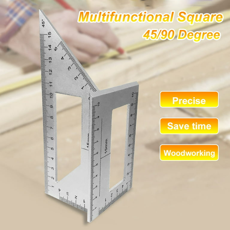 2pcs 90 Degree Square Metric Ruler Right Angle Ruler Straight Edge Ruler  Woodworking Measuring Tool - AliExpress