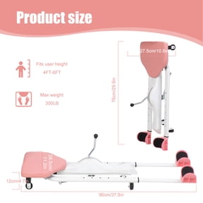 Porfeet Split Machine, Leg Stretcher, Stretching Equipment, Leg Stretcher Machine, Split Machine Trainer for Flexibility, Yoga Ballet Dance And Gymnastics Training Equipment,Pink,1