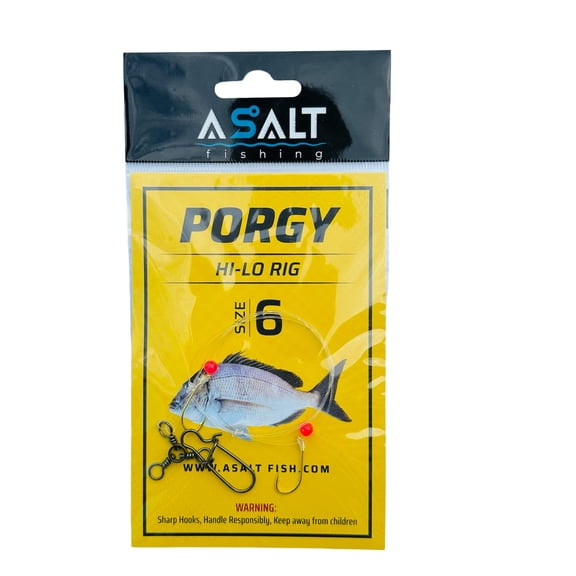 Asalt Fishing Porgy Hi-Lo Rigs Size 6