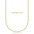 thumbnail image 1 of Pori Jewelers 14K Solid Gold 2.5MM Figaro Chain Necklace - Adult Unisex, 1 of 7