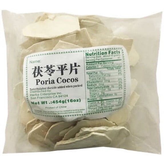 Poria Cocos Flat (Sliced)