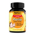 thumbnail image 1 of Poria Cocos Mushroom Extract - Only Fruiting Bodies, Over 30% Beta-Glucans, Antioxidant, Kidney Support, Calmness & Good Mood, Cardiovascular Boost, 90 Veg Caps, 1 of 5