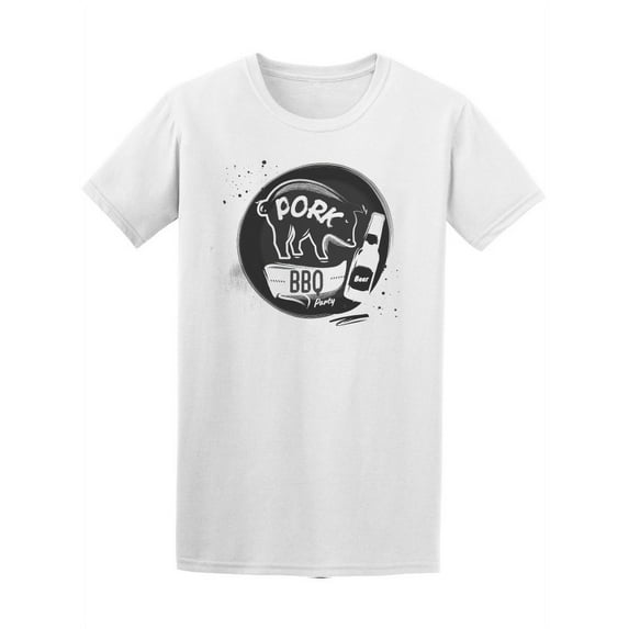 Pork Bbq Party T-Shirt Men -Image by Shutterstock, Male Small