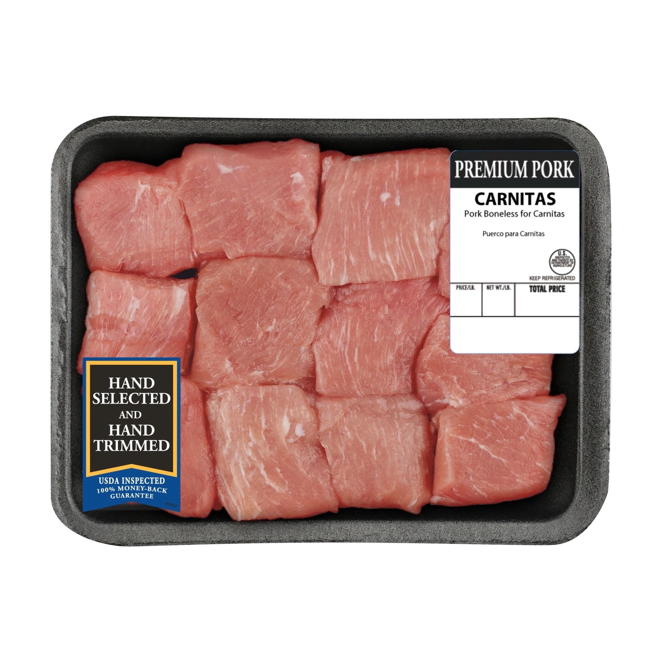 Pork Carnitas Boneless, 2.0 - 3.0 lb, Tray