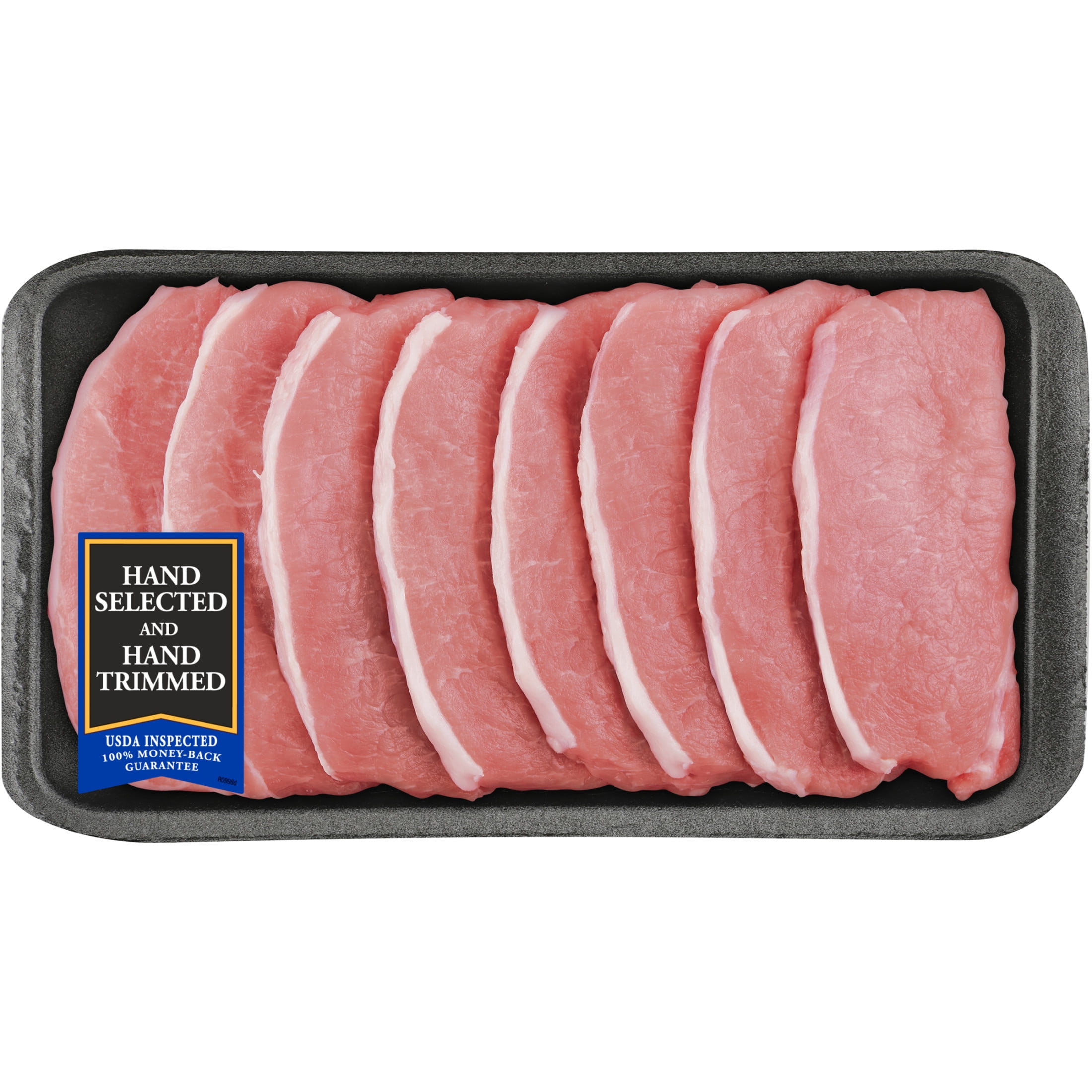 Pork Center Cut Loin Chops Thin Boneless, 1.0 - 2.2 lb Tray