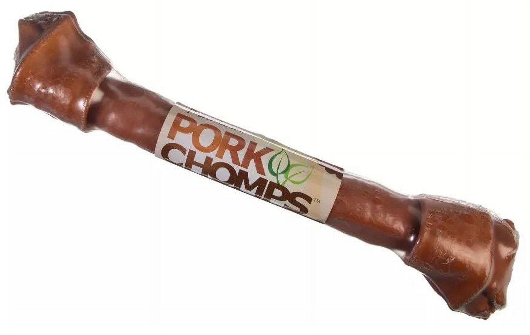 Pork Chomps Roasted Knot Bone 20 Inch Dog Chew [Dog, Treats Packaged] 1 count