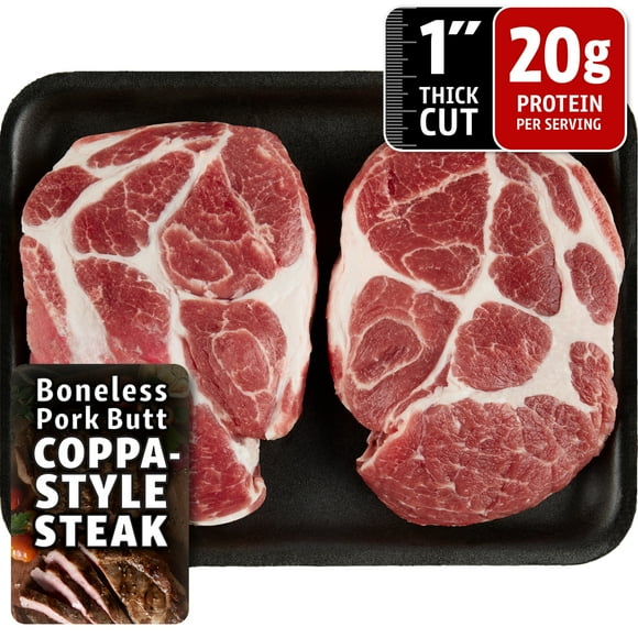 Pork Coppa-Style Steak, Boneless, 1.06 - 1.6 lb