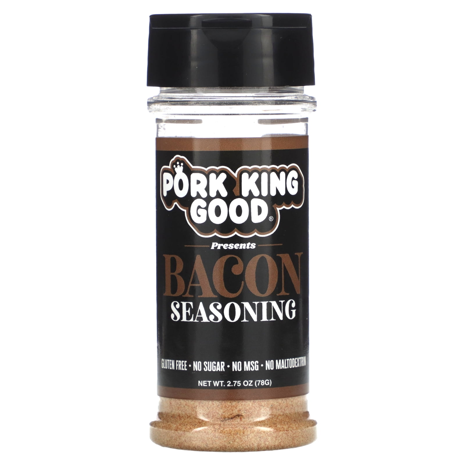 Pork King Good Bacon Seasoning for Cooking and Popcorn Seasoning - Keto Friendly, Paleo, No MSG, Gluten Free