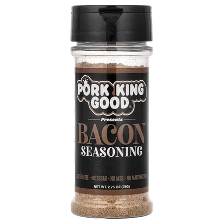 Pork King Good Bacon Seasoning for Cooking and Popcorn Seasoning - Keto Friendly, Paleo, No MSG, Gluten Free