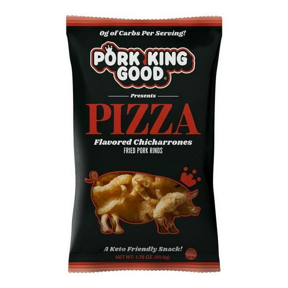 Pork King Good Pepperoni Pizza Pork Rinds, 1.75 Oz