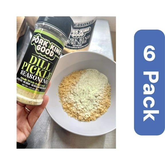 Pork King Good Seasoning Dill Pickle 4.25 oz (Pack Of 6)