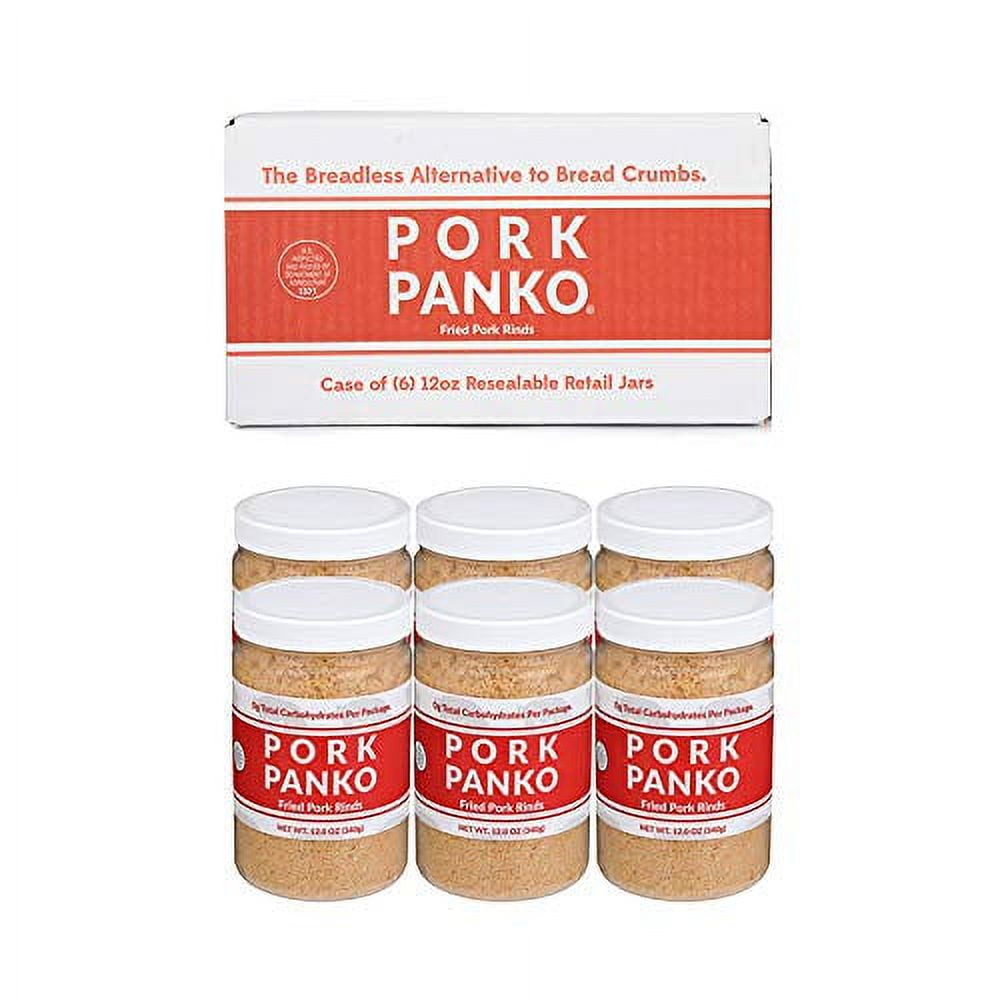 Pork Panko 0 Carb Pork Rind Bread Crumbs Keto and Paleo Friendly, Naturally GlutenFree and
