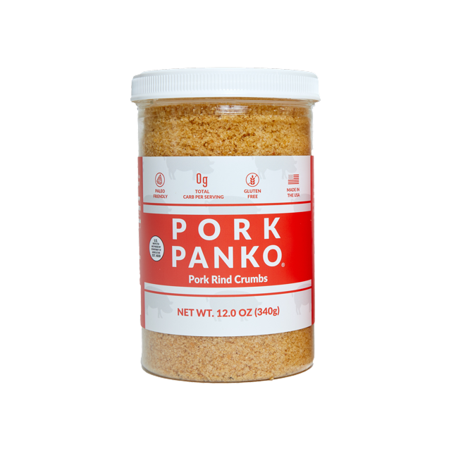 Pork Panko (12oz Jar) 0 Carb Pork Rind Crumbs Keto and Paleo