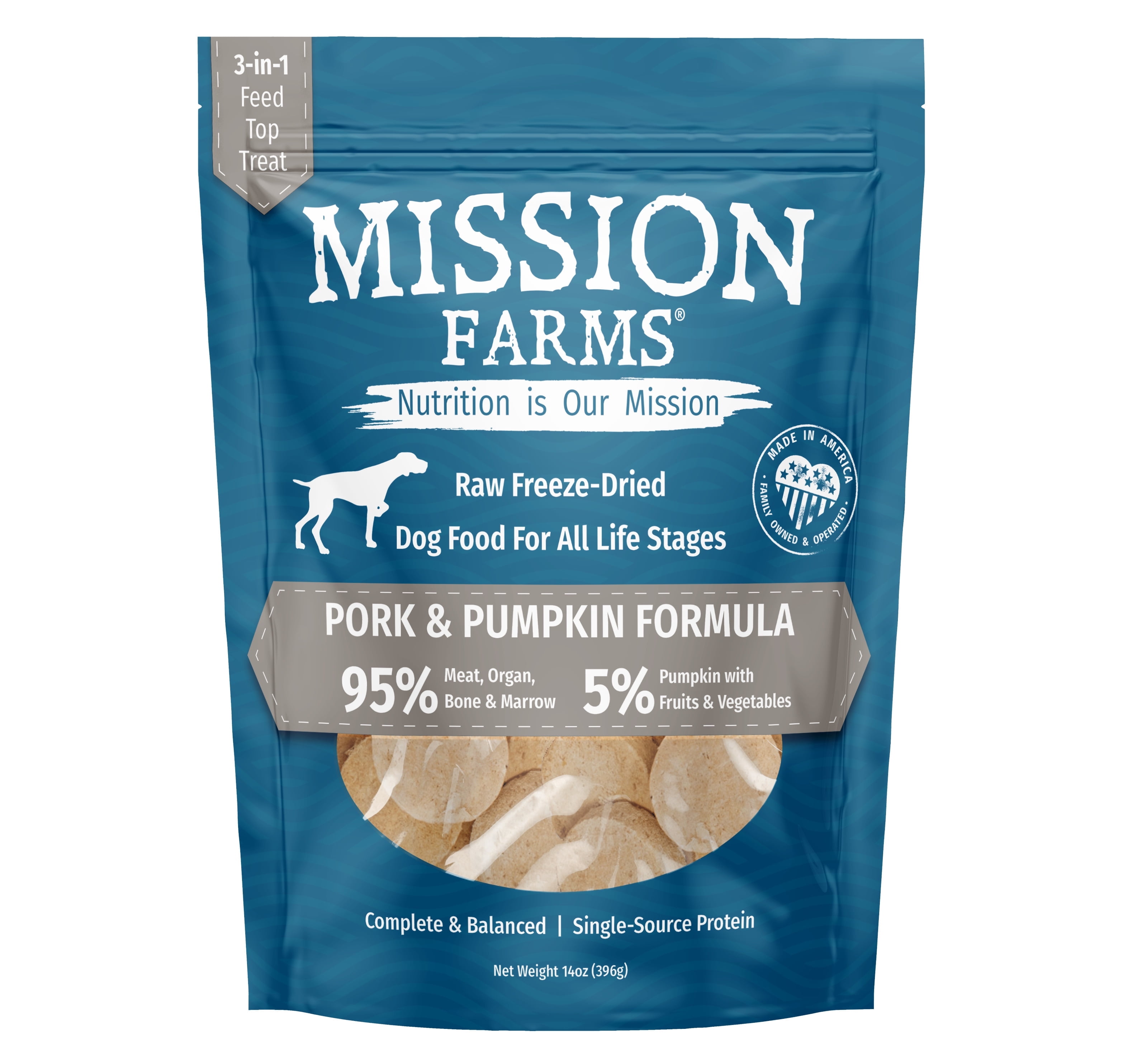 Pork & Pumpkin Freeze-Dried Dog Food