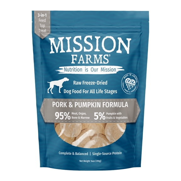 Pork & Pumpkin Freeze-Dried Dog Food