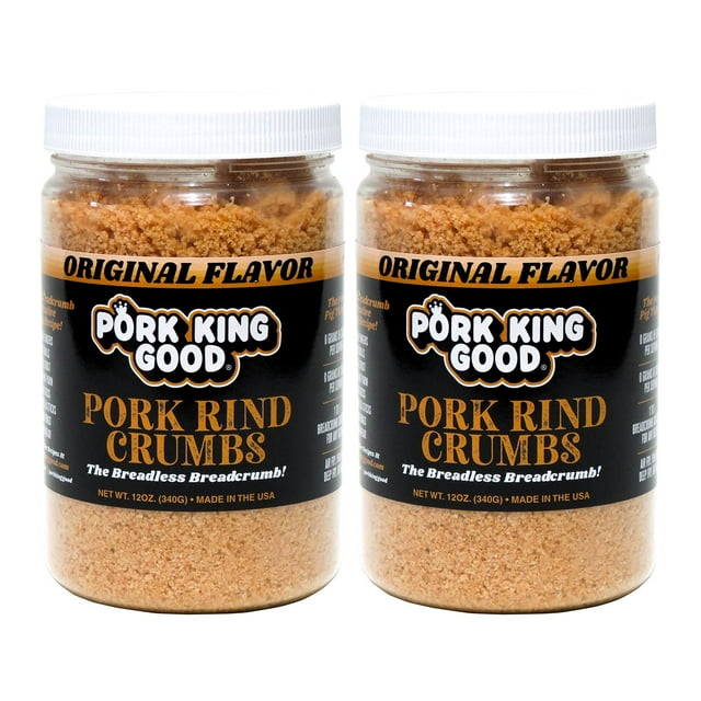 Pork Rind Breadcrumbs 2 Pack! Keto Friendly, Paleo, GlutenFree