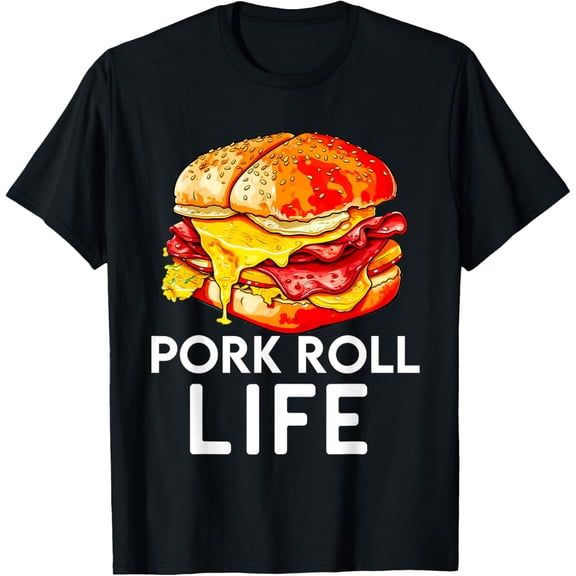 Pork Roll Egg And Cheese New Jersey Pride NJ Foodie Lover T-Shirt