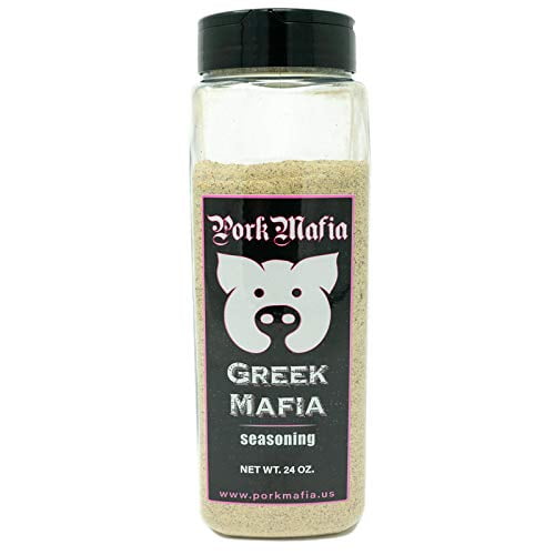 PorkMafia Greek Mafia Seasoning 24 Greek Style Lamb, Pork, Chicken