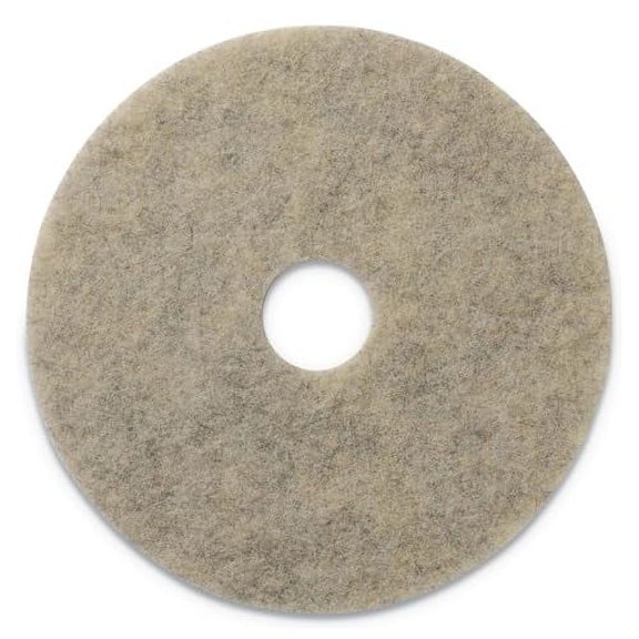 Porko Plus Burnishing Pads, 27" Diameter, Brown, 2/carton
