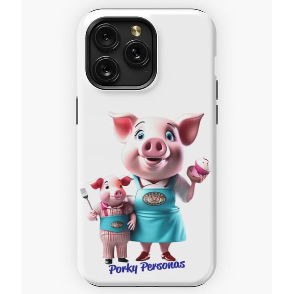 Porky Personas Funny Pig Characters G3304 Phone Case for iPhone17 16 15 14 13 12 11 Pro Max