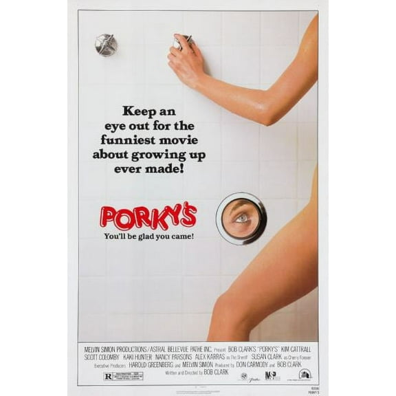 Porkys Movie poster Metal Sign 8inx 12in Art Print on Metal 8x12 Square Adults Poster Time