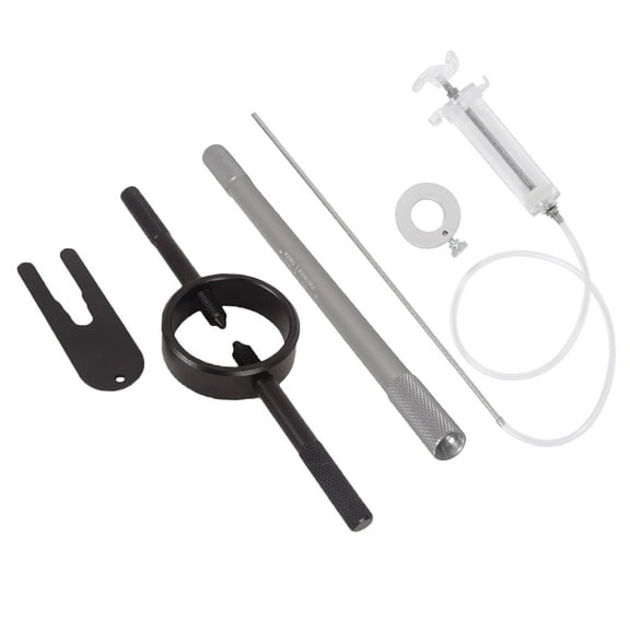 Porotmotor Motorcycle Fork Service Tool Kit Fork Suspension Oil Level Measurement Gauge Tool with Stable Adjuster