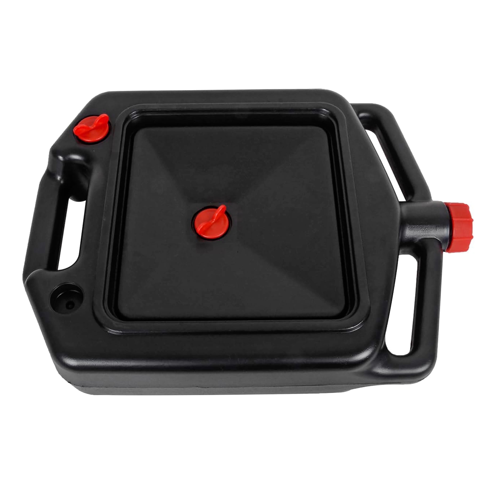Porotmotor Motorcycle Oil Drain Pan Container 4L Oil Change Storage Low Profile Repair