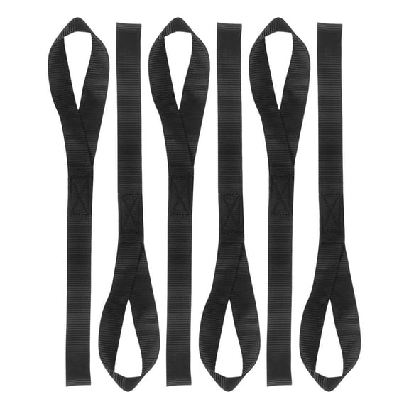 Porotmotor 1" x 15' Soft Loop Straps Tie Down Straps 6 Pack Heavy-Duty High Strength