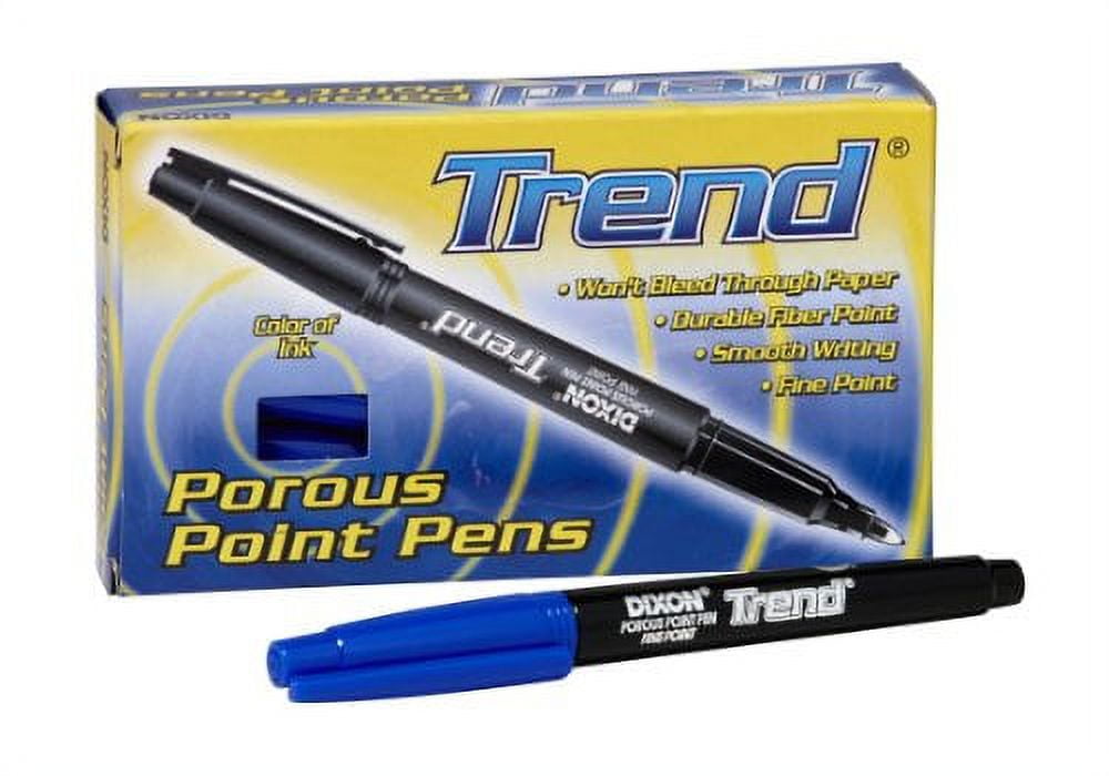 Porous Point Pens, 12 Count, Blue