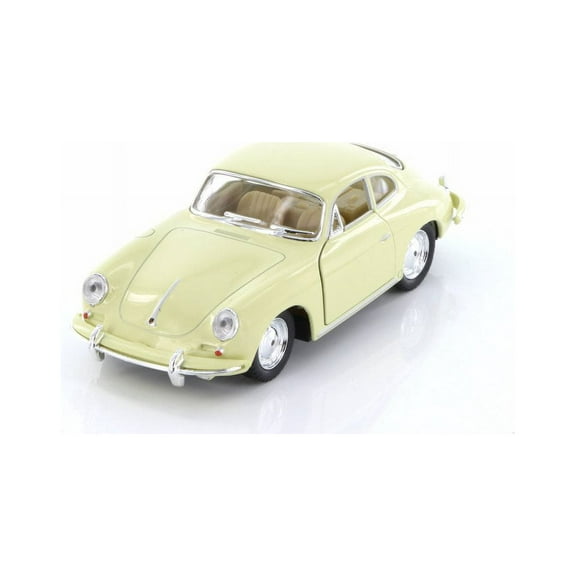 Porsche 356 B Carrera 2 Hard Top, Cream - Kinsmart 5398D - 1/32 scale Diecast Model Toy Car (Brand New but NO BOX)