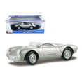 thumbnail image 1 of Porsche 550 A Spyder Silver 1/18 Diecast Model Car by Maisto, 1 of 3