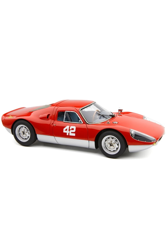 Porsche 904 Carrera GTS #42 Red "Pebble Beach Auction 2017" Limited Edition to 1000 pieces 1/18 Die Cast Model Car by CMC