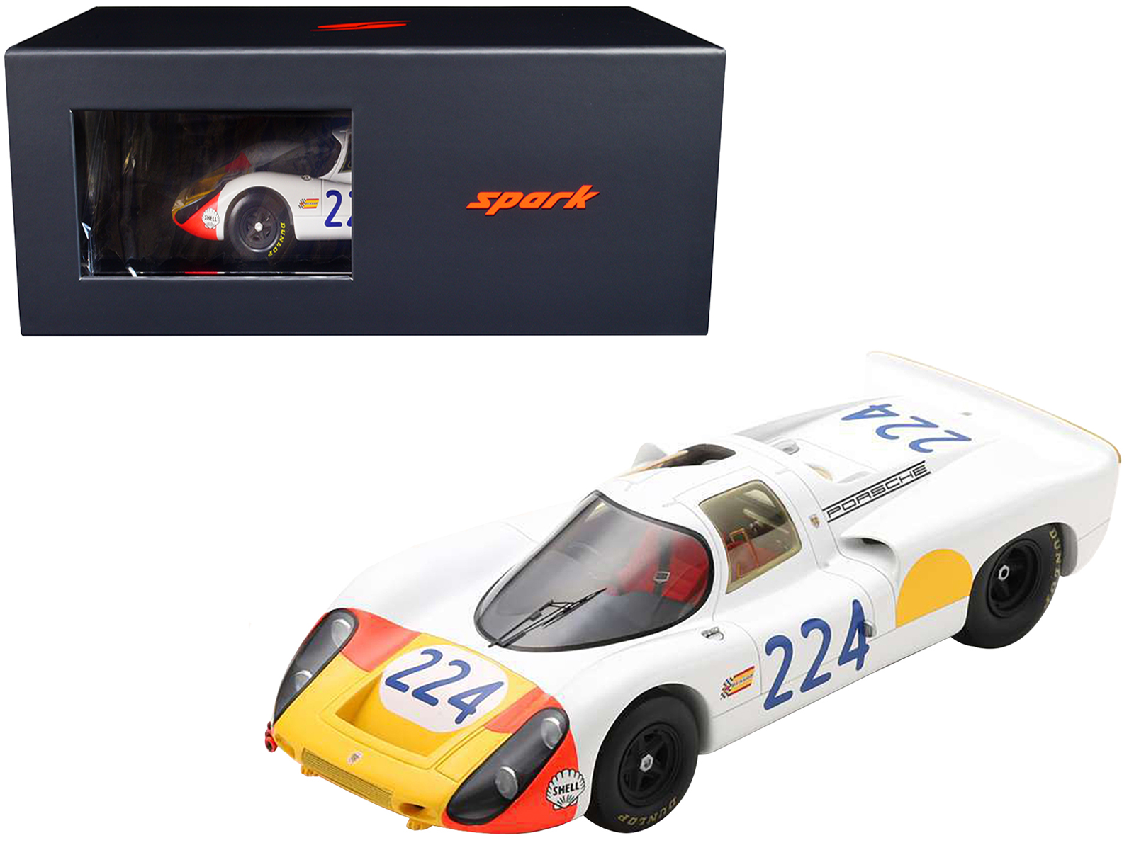 Porsche 907 224 Vic Elford Umberto Maglioli Winner "Targa Florio