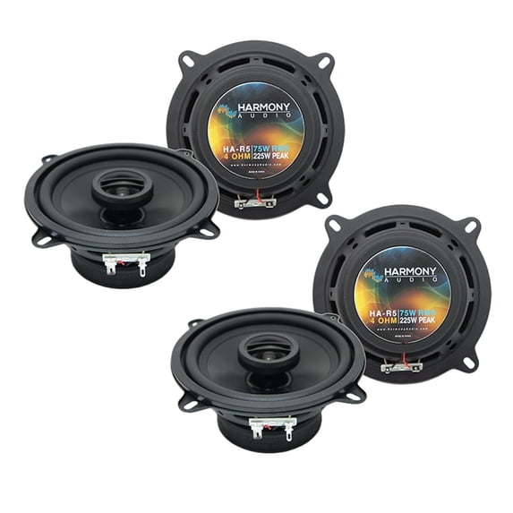NVX Front Speaker Replacement Package For 1994-2001 Chevy S-10 Pickup – 4x6 Speakers 150W Peak