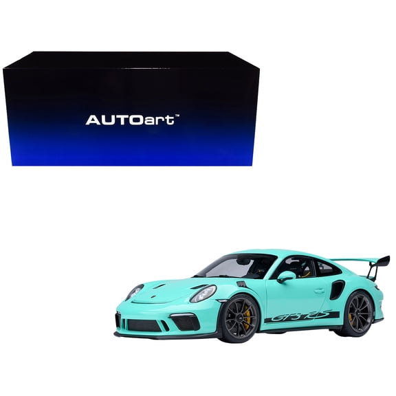 Porsche 911 (991.2) GT3 RS Mint Green 1/18 Model Car by Autoart