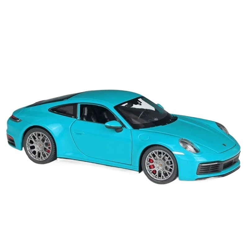 未使用❗MOTOR MAX 1999 PORSCHE 911 1:18 Motormax 1999 Porsche 911 (996) Carrera Coupe Grey Metallic