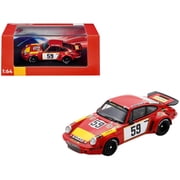 Porsche 911 Carrera RSR #59 "Gelo Racing Team" "24 Hours of Le Mans" 1975 1/64 Model Car by Spark