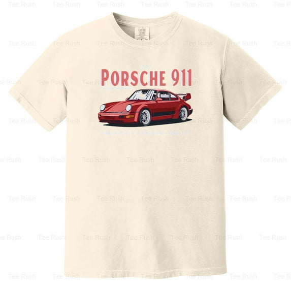 Porsche 911 Classic German Sports Car Auto Carrera Turbo Fan, Comfort Color T-Shirt Unisex, up to 4XL