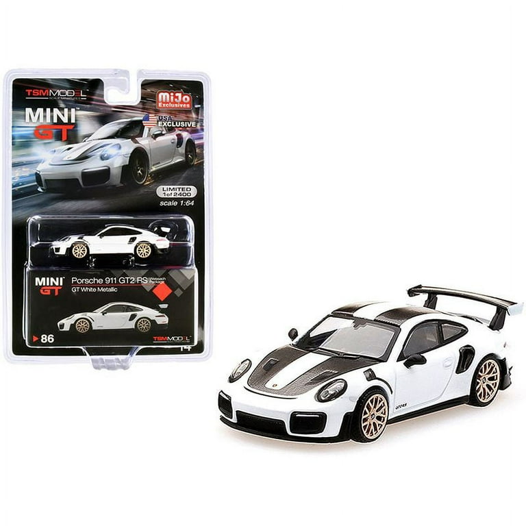 2024公式店舗 Porsche 911 GT2 RS Weissach Package GT White Metallic with ミニカー